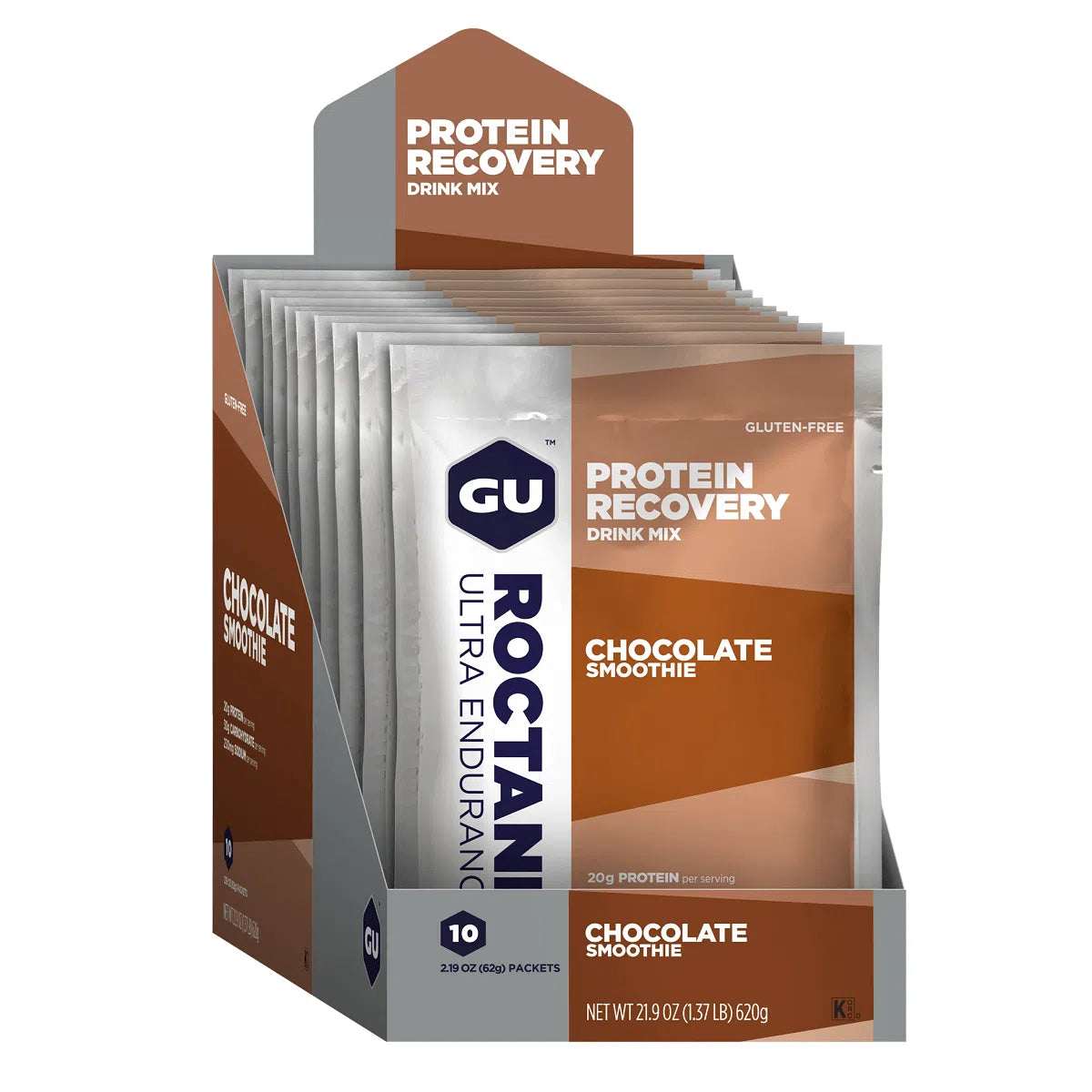 GU Recovery Sobres Surtido, 615g (10 sobres 61.5g) – GU Energy-Wellu