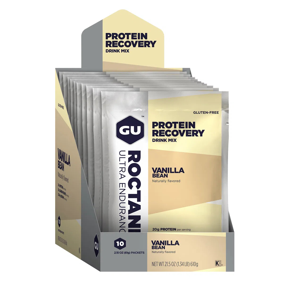 GU Recovery Sobres Surtido, 615g (10 sobres 61.5g) – GU Energy-Wellu