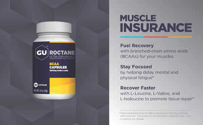 GU Roctane BCAA 1500mg, 60 cápsulas – GU Energy-Wellu