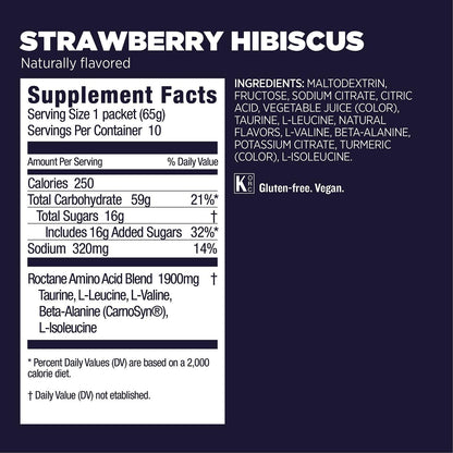 GU Roctane Drink Hidratación Strawberry Hibiscus, 65g – GU Energy-Wellu