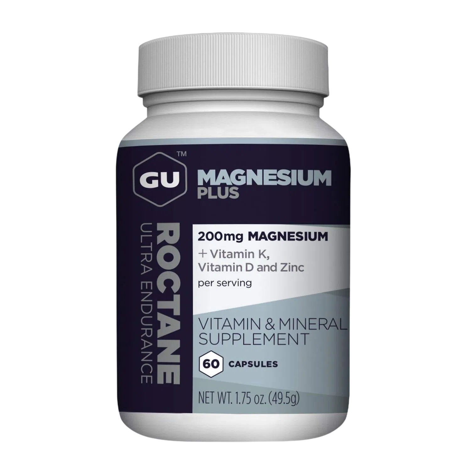 GU Roctane Magnesium Plus 200mg, 60 cápsulas – GU Energy-Wellu