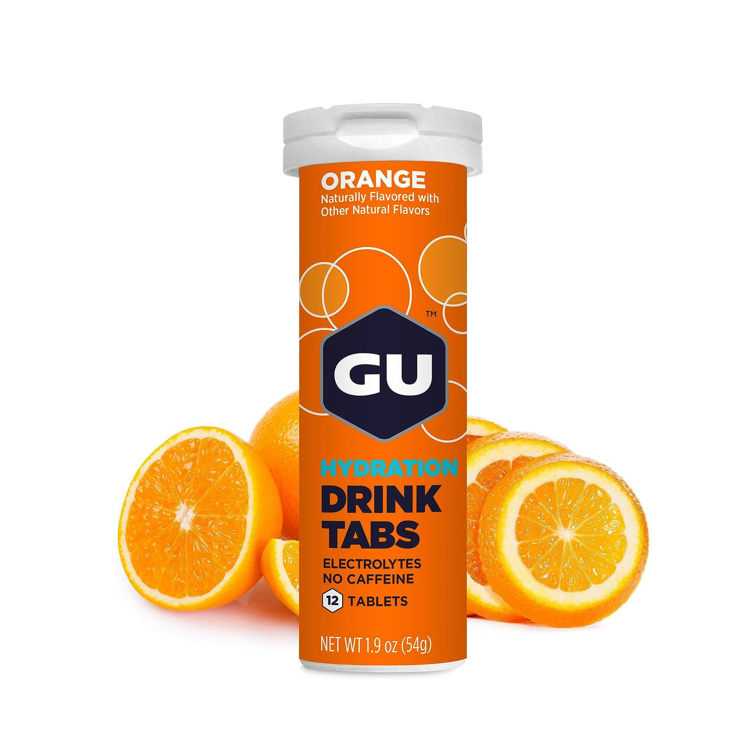 GU Tabs Hidratación Orange, 4.5g – GU Energy-Wellu