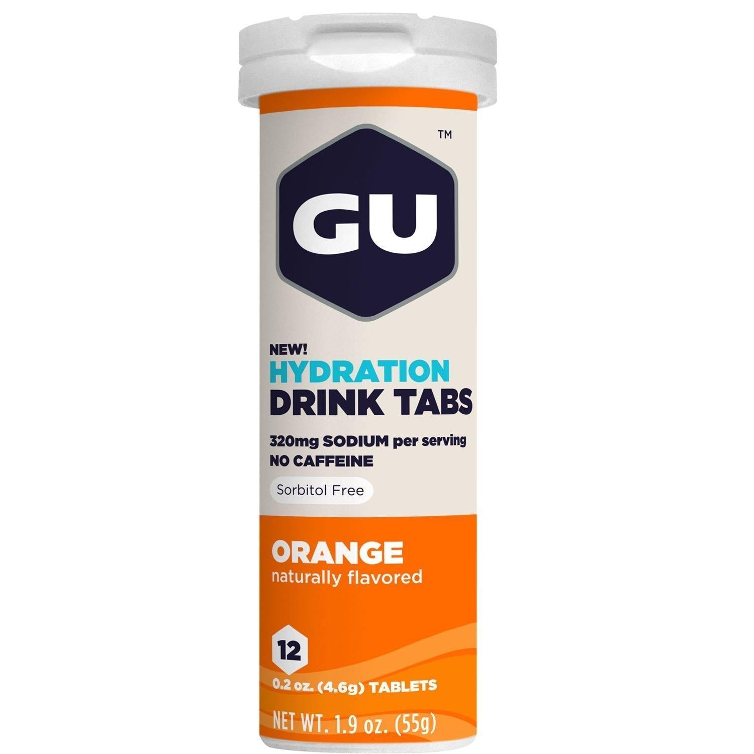 GU Tabs Hidratación Orange, 54g (8 tabs 4.5g) – GU Energy-Wellu