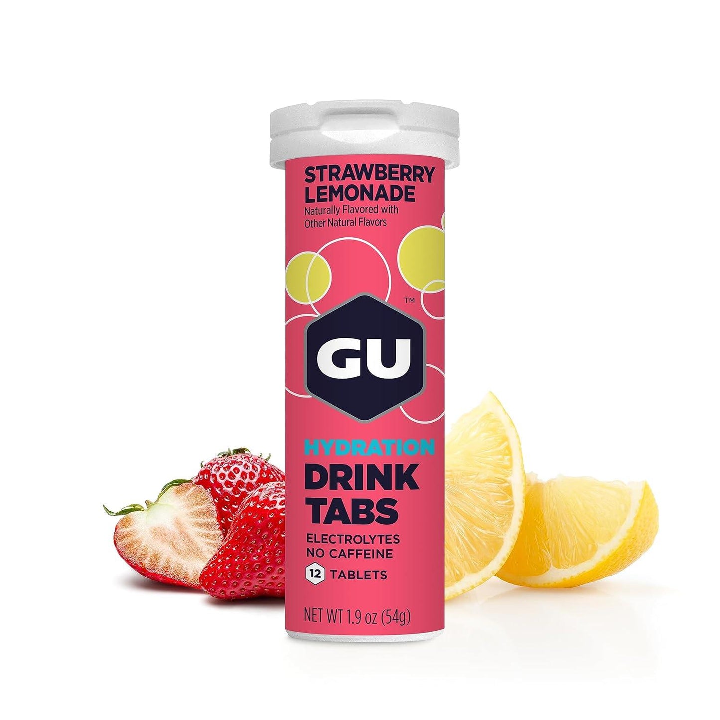 GU Tabs Hidratación Strawberry, 4.5g – GU Energy-Wellu