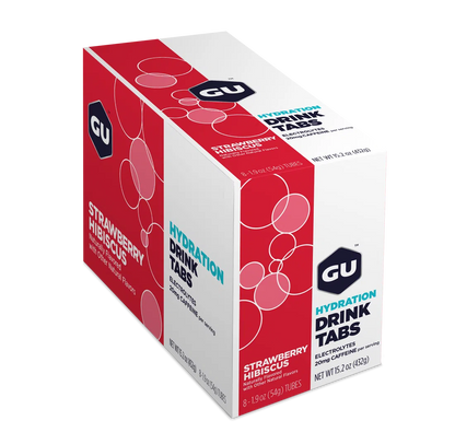 GU Tabs Hidratación Strawberry, 54g (8 tabs 4.5g) – GU Energy-Wellu