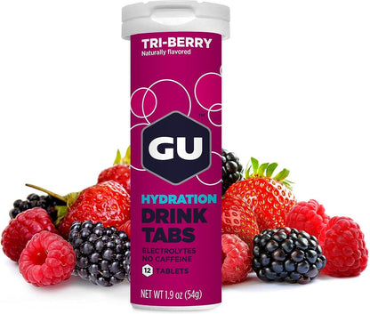 GU Tabs Hidratación Triberry, 4.5g – GU Energy-Wellu