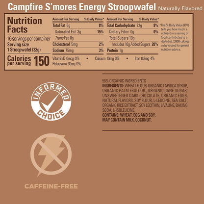 GU Waffle Energía, Campfire S´mores 32g – GU Energy-Wellu