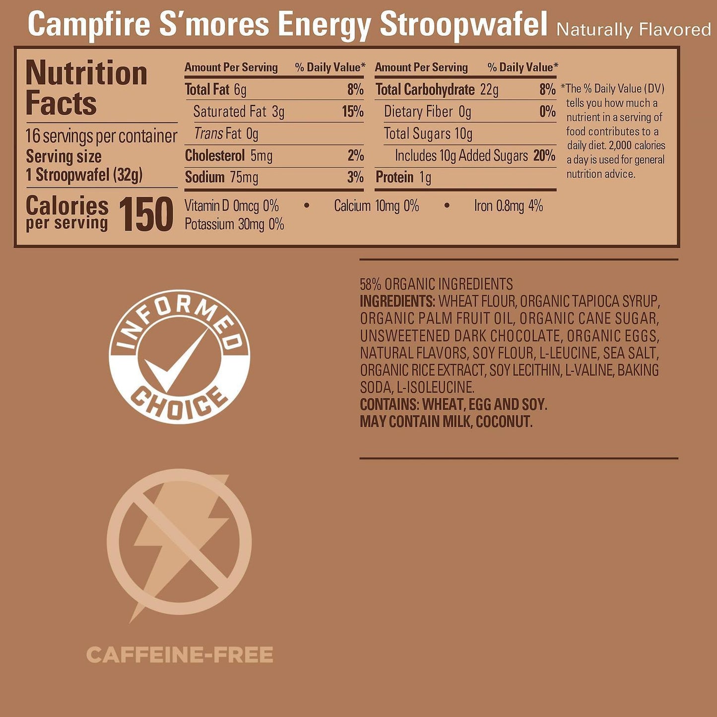 GU Waffle Energía, Campfire S´mores 512g (16 pzas 32g) – GU Energy-Wellu