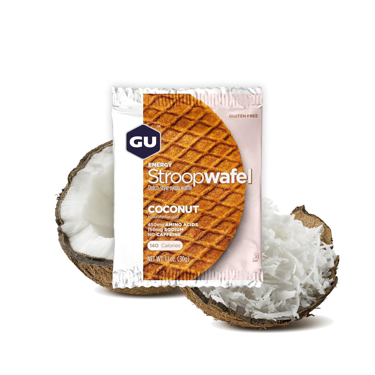 GU Waffle Energía, Coco 512g (16 pzas 32g) – GU Energy-Wellu