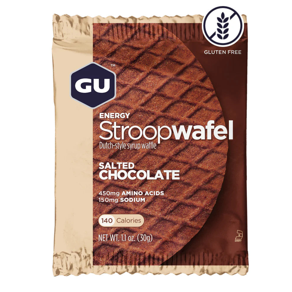 GU Waffle Energía, Salted Chocolate 512g (16 pzas 32g) – GU Energy-Wellu