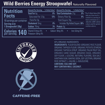 GU Waffle Energía, Wild Berries 32g – GU Energy-Wellu