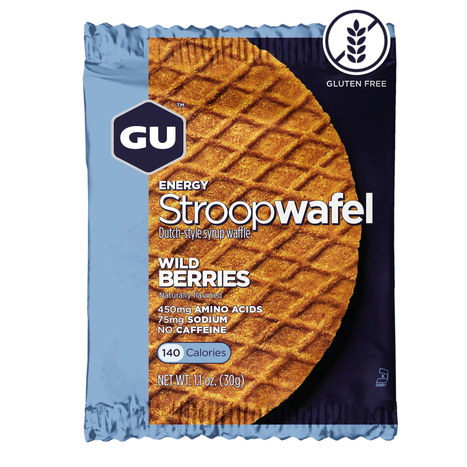 GU Waffle Energía, Wild Berries 512g (16 pzas 32g) – GU Energy-Wellu