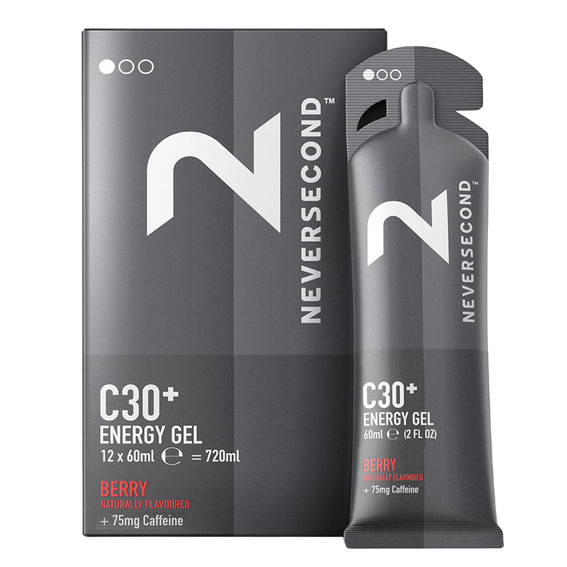 Gel energético C30 + Cafeína sabor Berry, 60ml (Paq. 12 pzas) – NeverSecond-Wellu