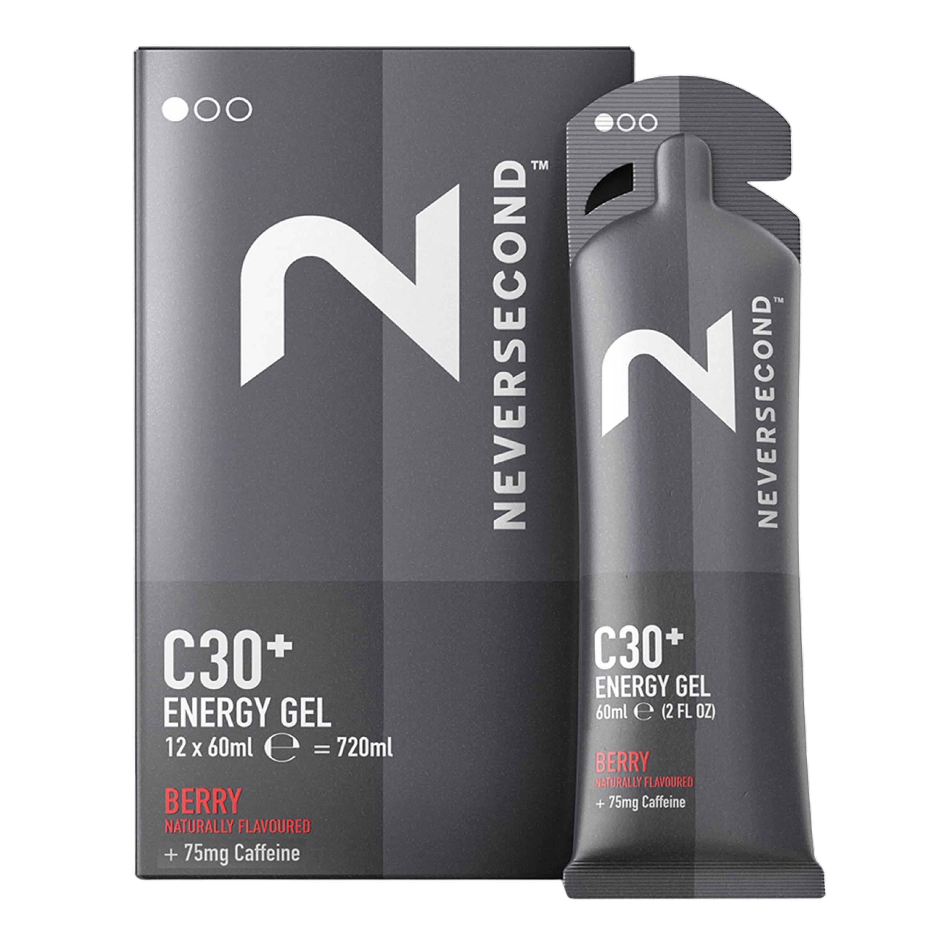 Gel energético C30 + Cafeína sabor Berry, 60ml (Paq. 12 pzas) – NeverSecond-Wellu