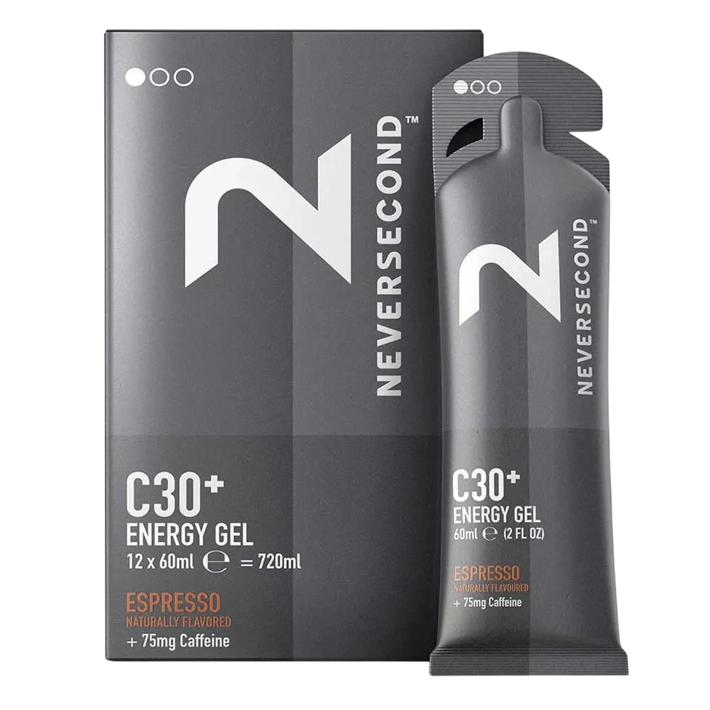 Gel energético C30 + Cafeína sabor Espresso, 60ml (Paq. 12 pzas) – NeverSecond-Wellu