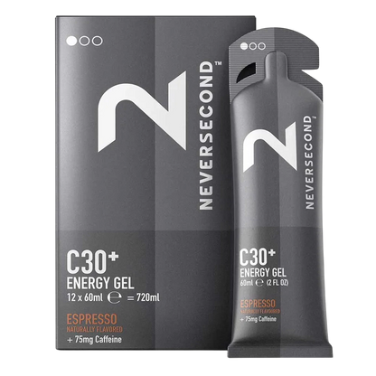 Gel energético C30 + Cafeína sabor Espresso, 60ml (Paq. 12 pzas) – NeverSecond-Wellu