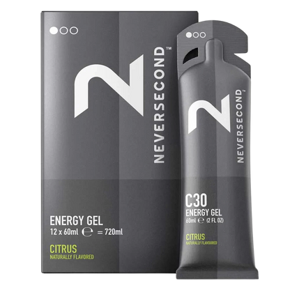 Gel energético C30 sabor Cítricos, 60ml (Paq. 12 pzas) – NeverSecond-Wellu