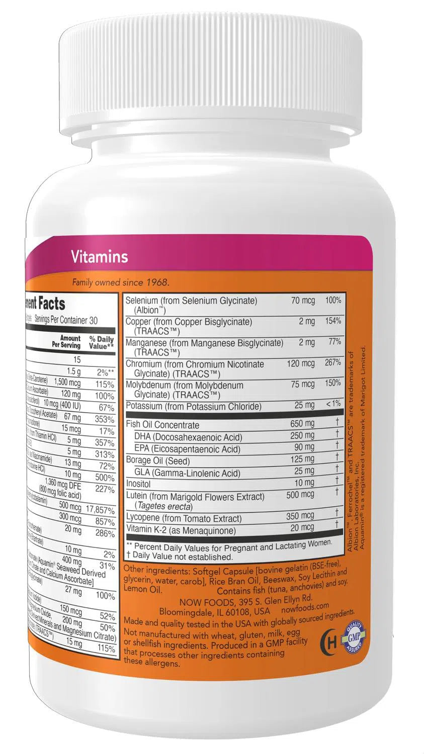 Geles prenatales + DHA, 90 Softgels – NOW Foods-Wellu