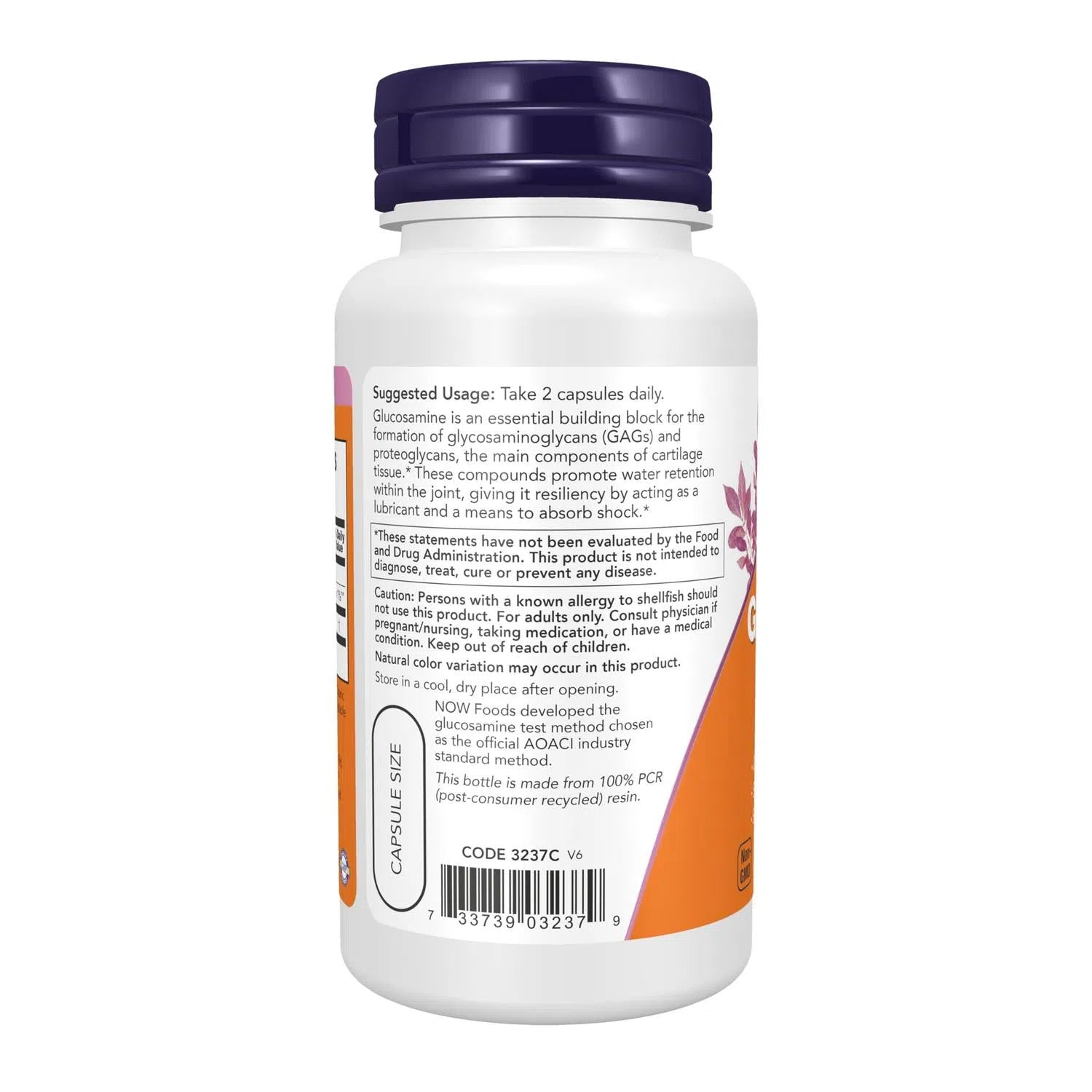 Glucosamina 1000 (Salud De Articulaciones), 90 cap – NOW Foods-Wellu