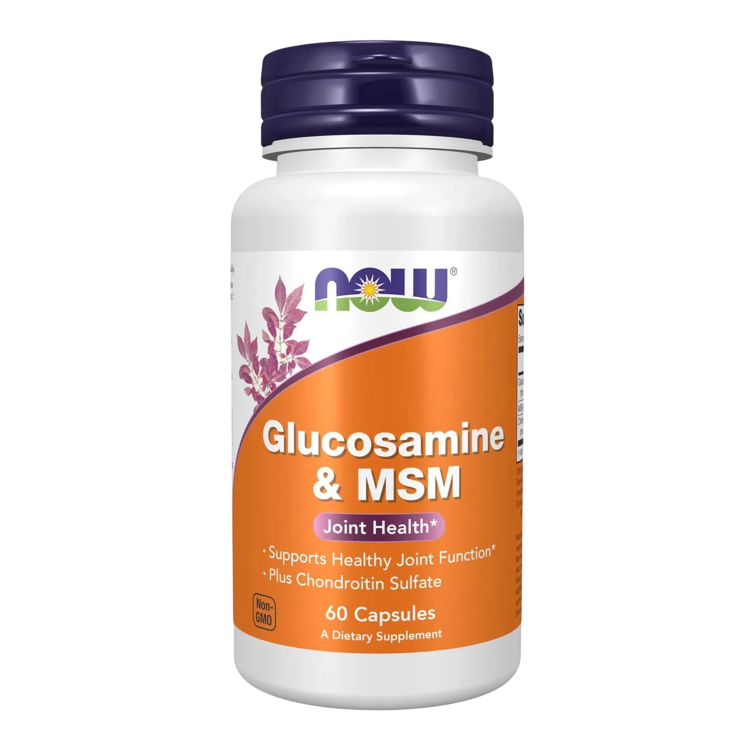 Glucosamina y MSM, 60 Cápsulas Veg – NOW Foods-Wellu