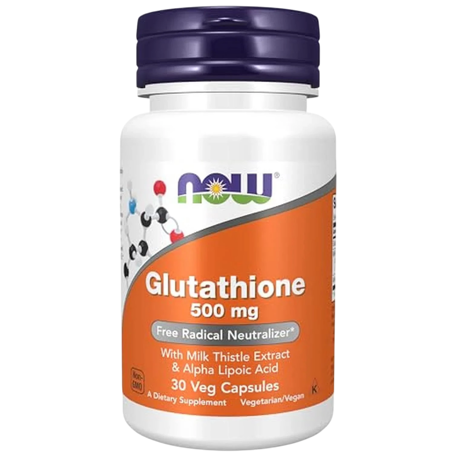 Glutatión de 500 mg, 30 Cápsulas Veg – NOW Foods-Wellu