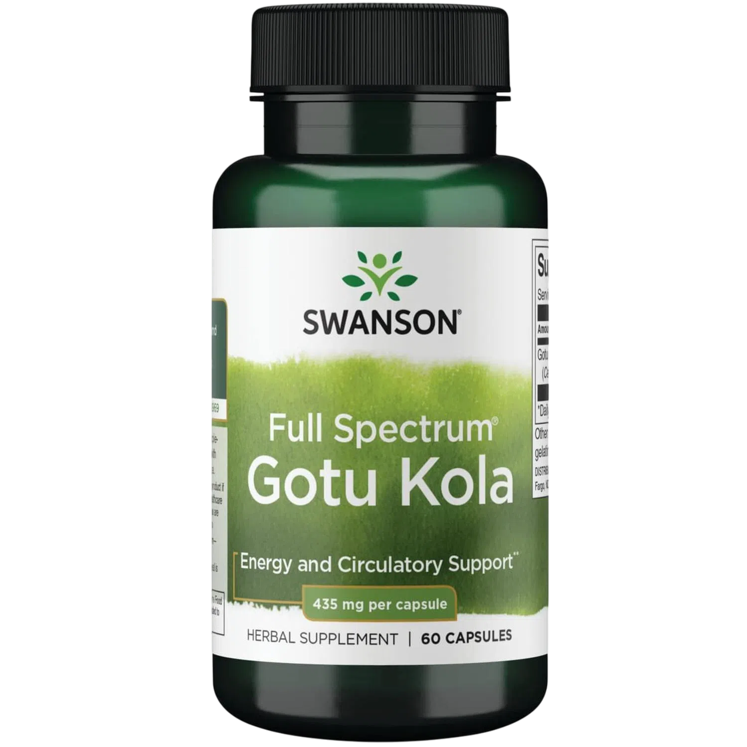 Gotu Kola 435mg, 60 Caps – Swanson-Wellu