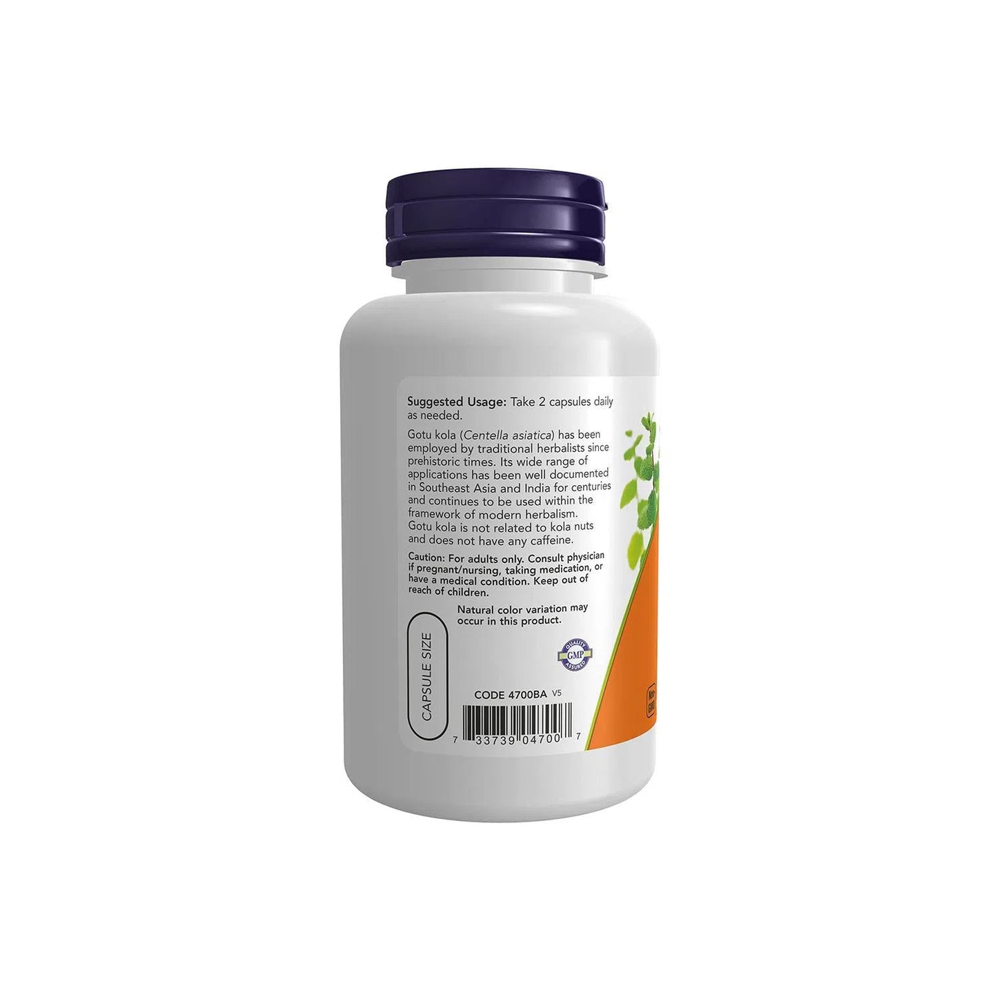 Gotu Kola 450 mg, 100 Vegcaps – NOW Foods-Wellu