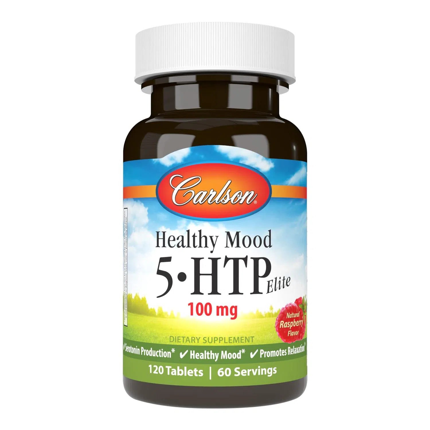 Healthy Mood 5 HTP Elite 100mg, 120 Tabletas – Carlson Labs-Wellu