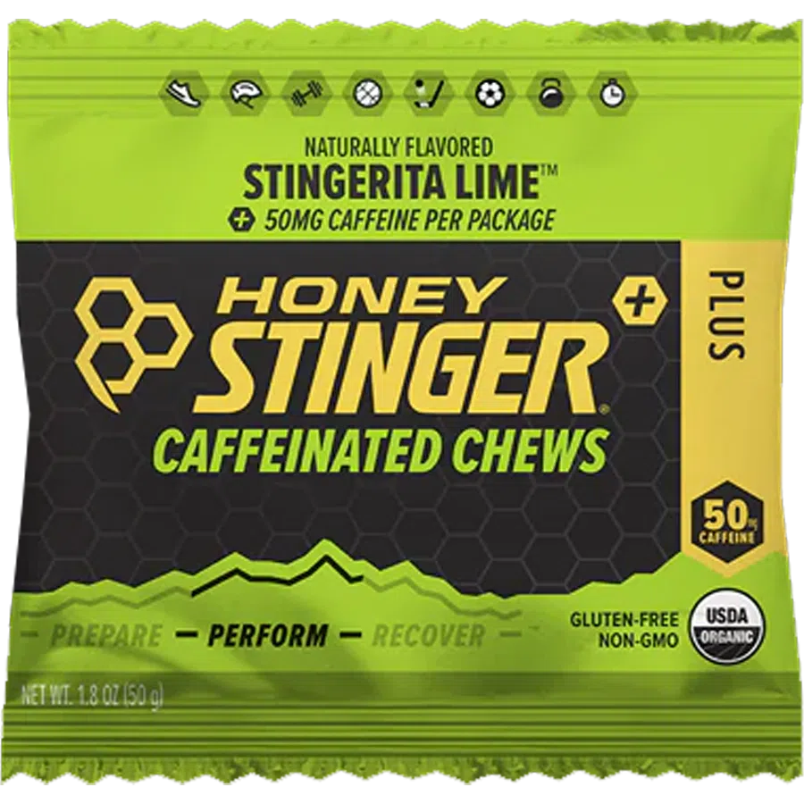 Honey Stinger Caffeinated Chews Stingerita 50gr c/12 pz-Wellu