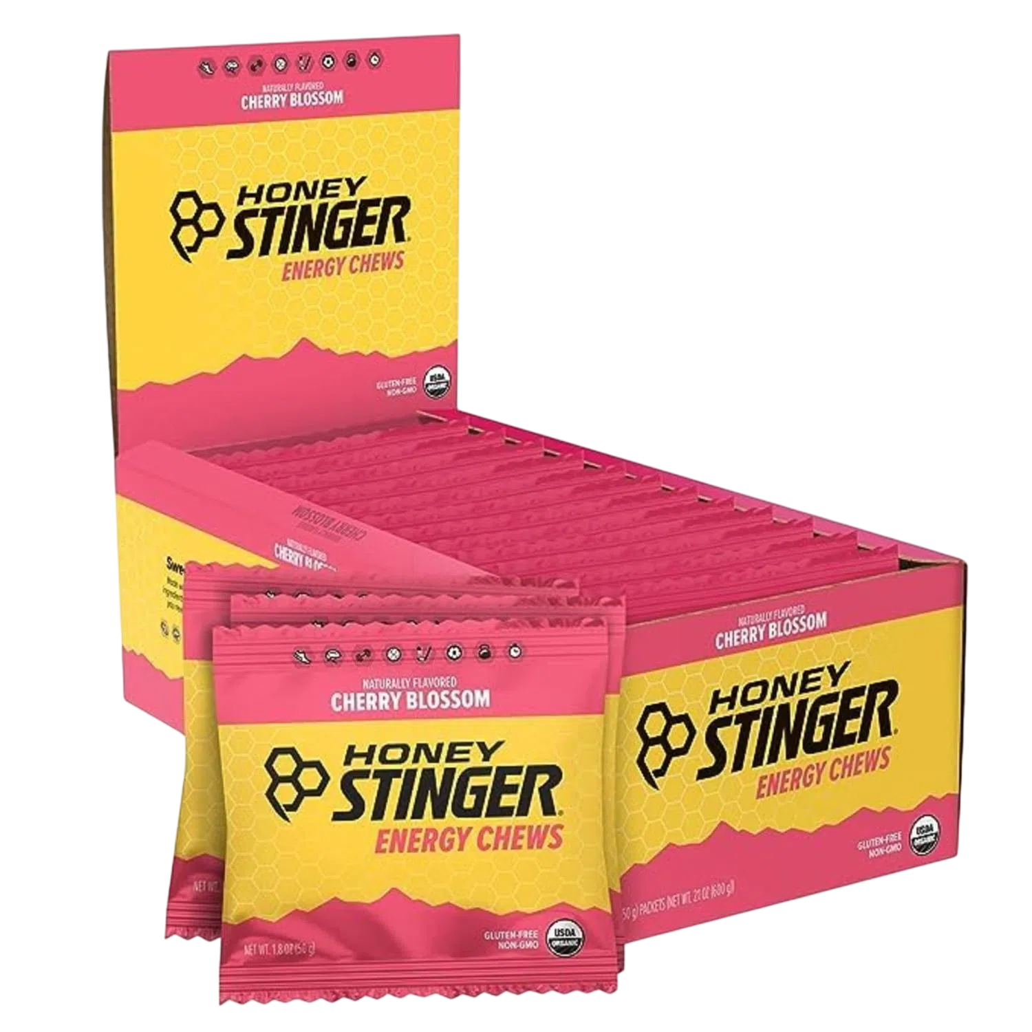 Honey Stinger Chews Cherry Blossom 50gr c/12 pz-Wellu