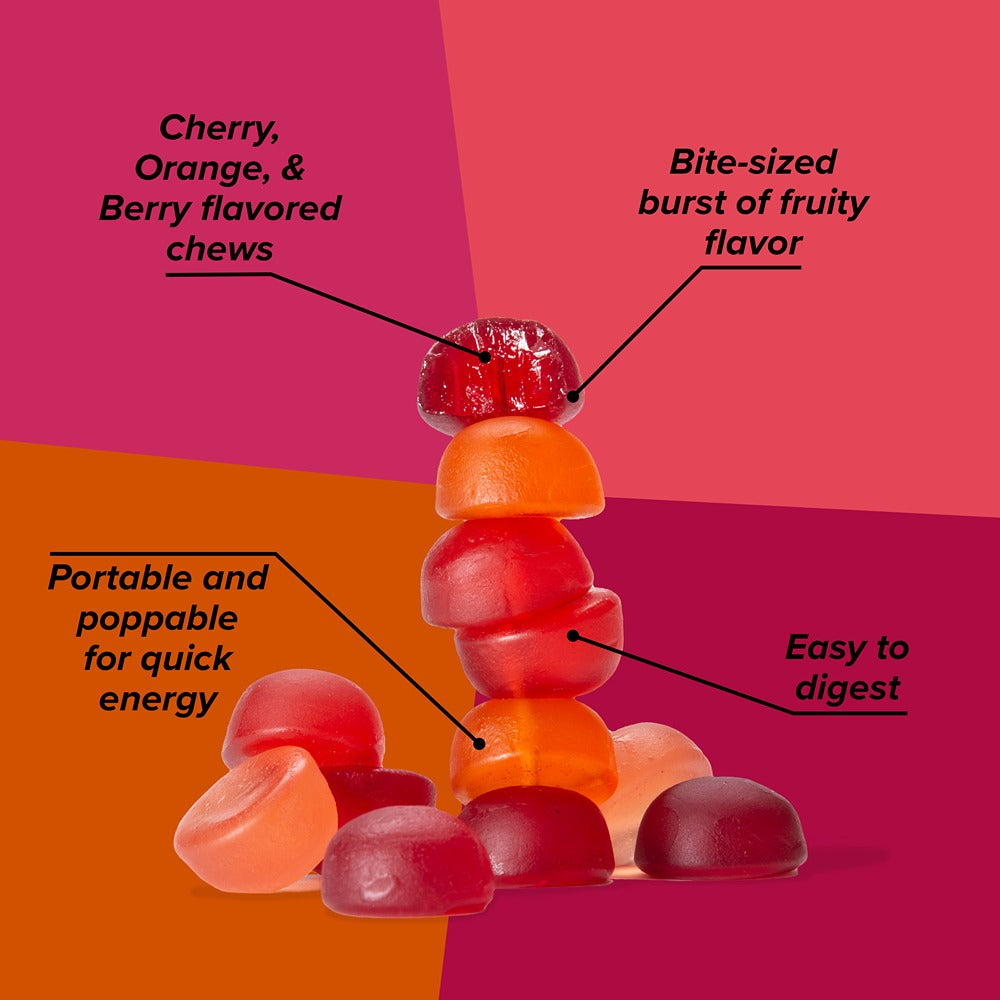 Honey Stinger Chews Fruit Smoothie 50gr c/12 pz-Wellu