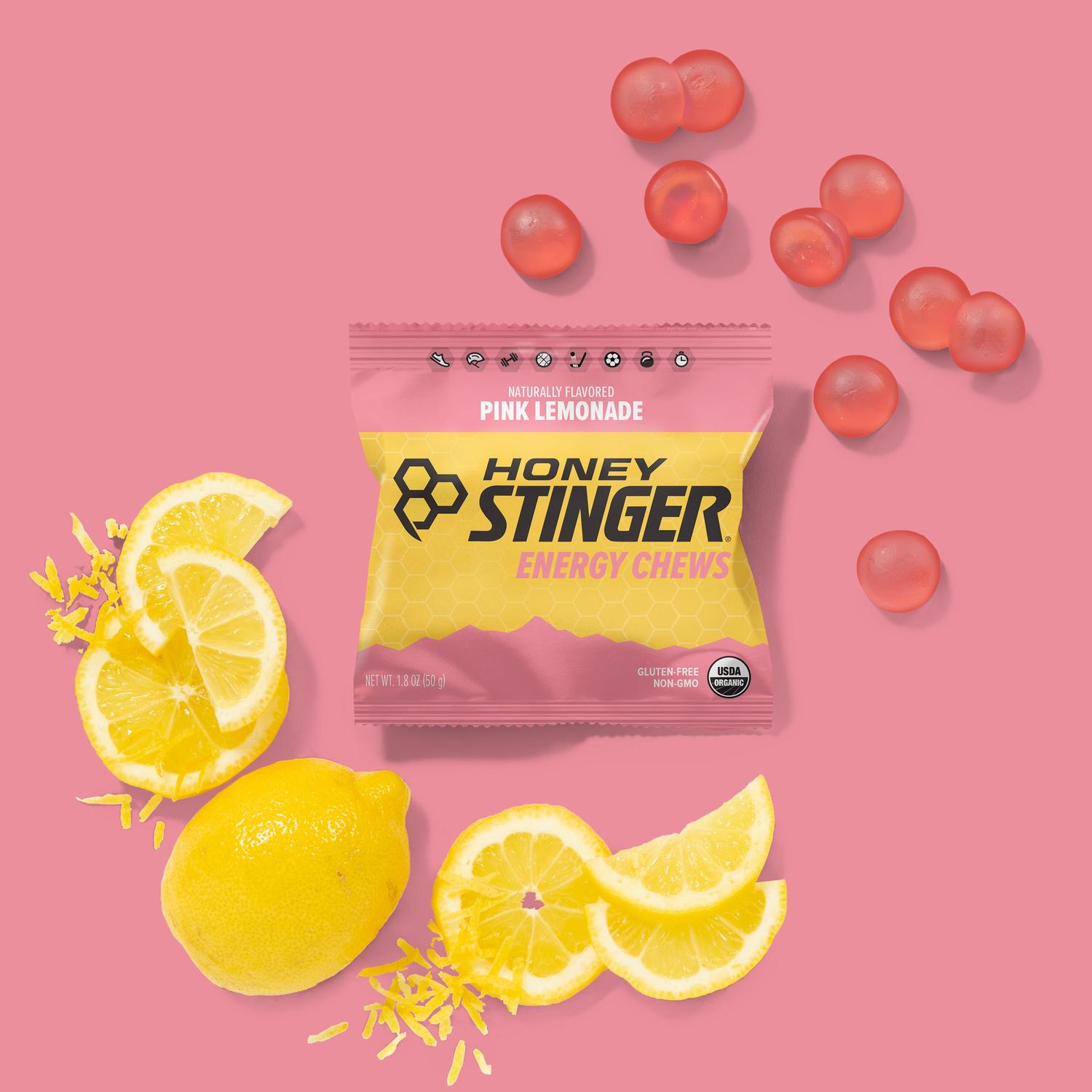 Honey Stinger Chews Pink Lemonade 50gr-Wellu