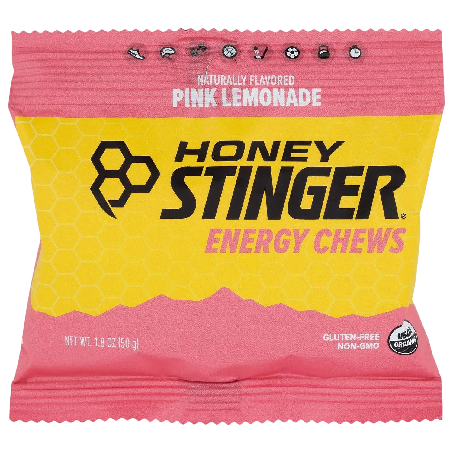 Honey Stinger Chews Pink Lemonade 50gr-Wellu