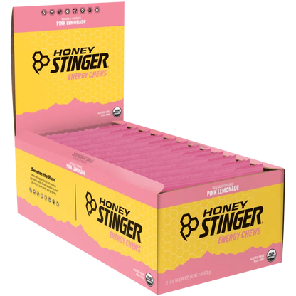 Honey Stinger Chews Pink Lemonade 50gr c/12 pz-Wellu