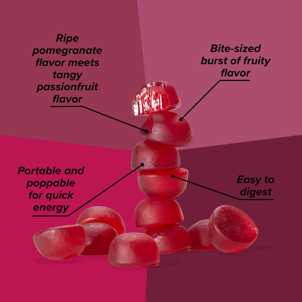 Honey Stinger Chews Pomegranate 50gr-Wellu