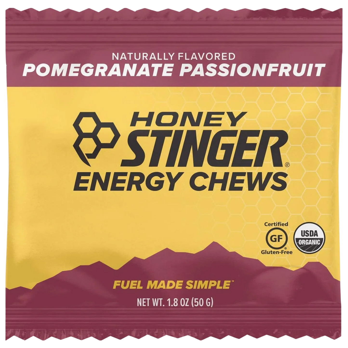 Honey Stinger Chews Pomegranate 50gr-Wellu