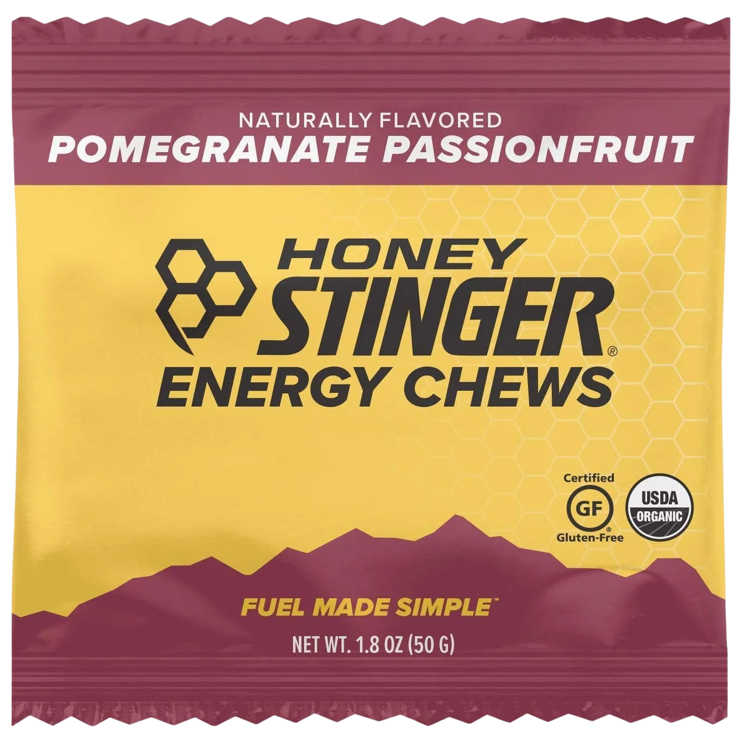 Honey Stinger Chews Pomegranate 50gr-Wellu