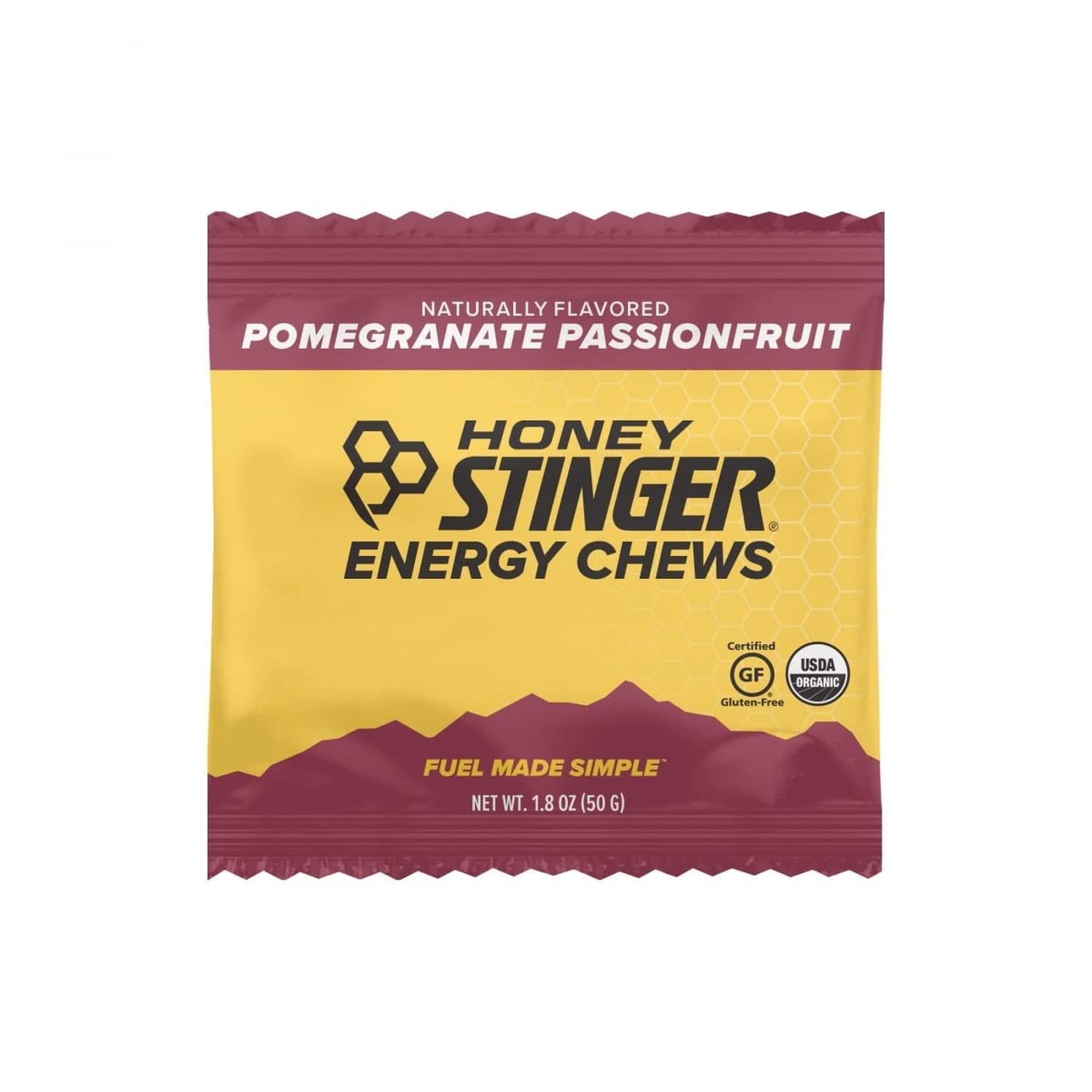 Honey Stinger Chews Pomegranate 50gr c/12 pz-Wellu