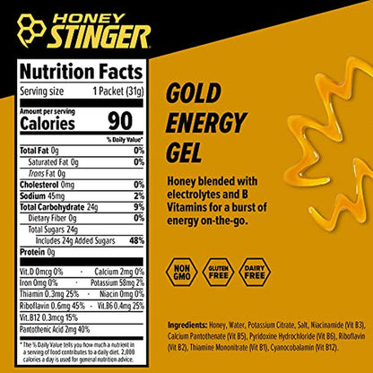 Honey Stinger Gel Gold 32gr-Wellu