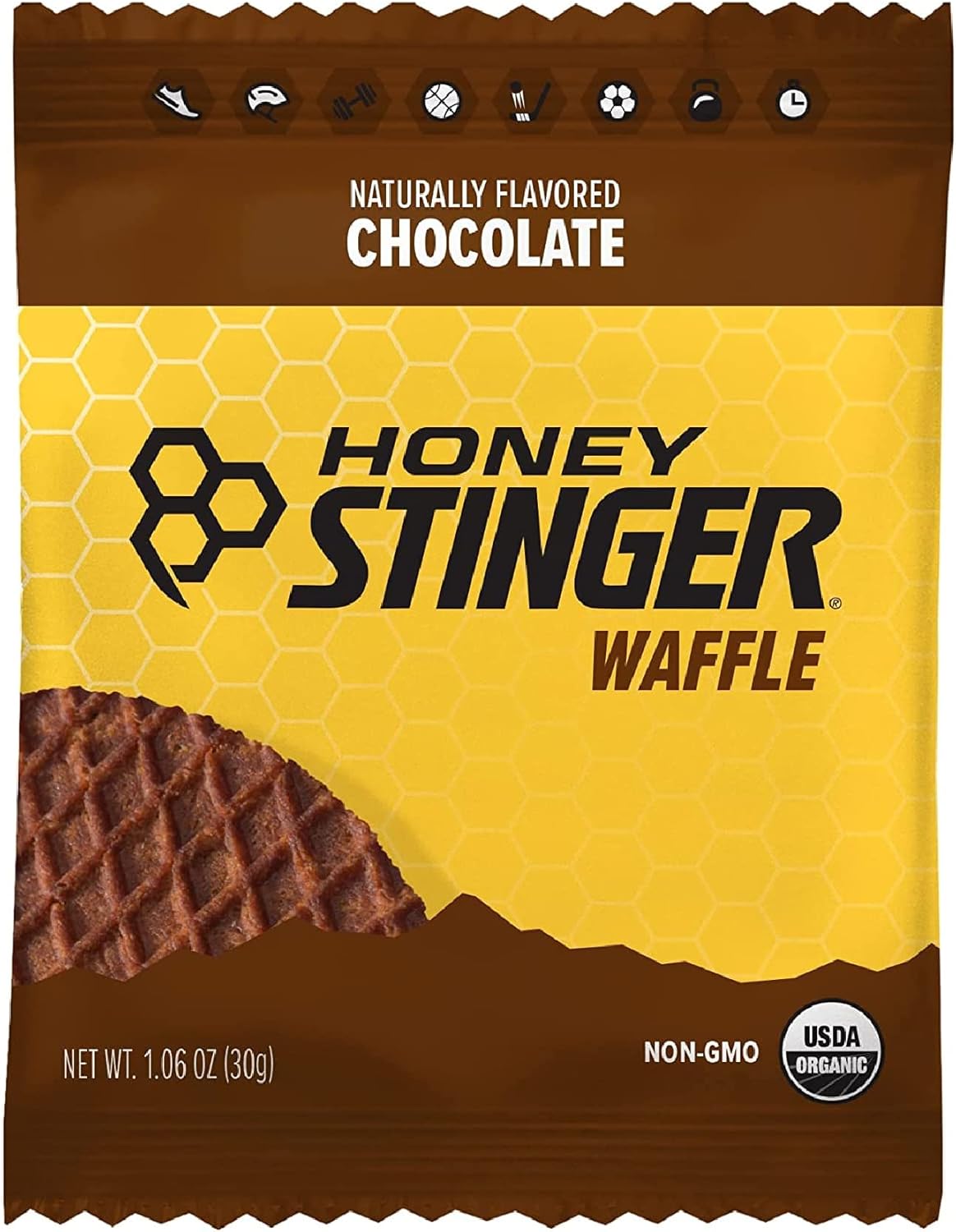 Honey Stinger Waffle Chocolate 28.5gr c/12 pz-Wellu