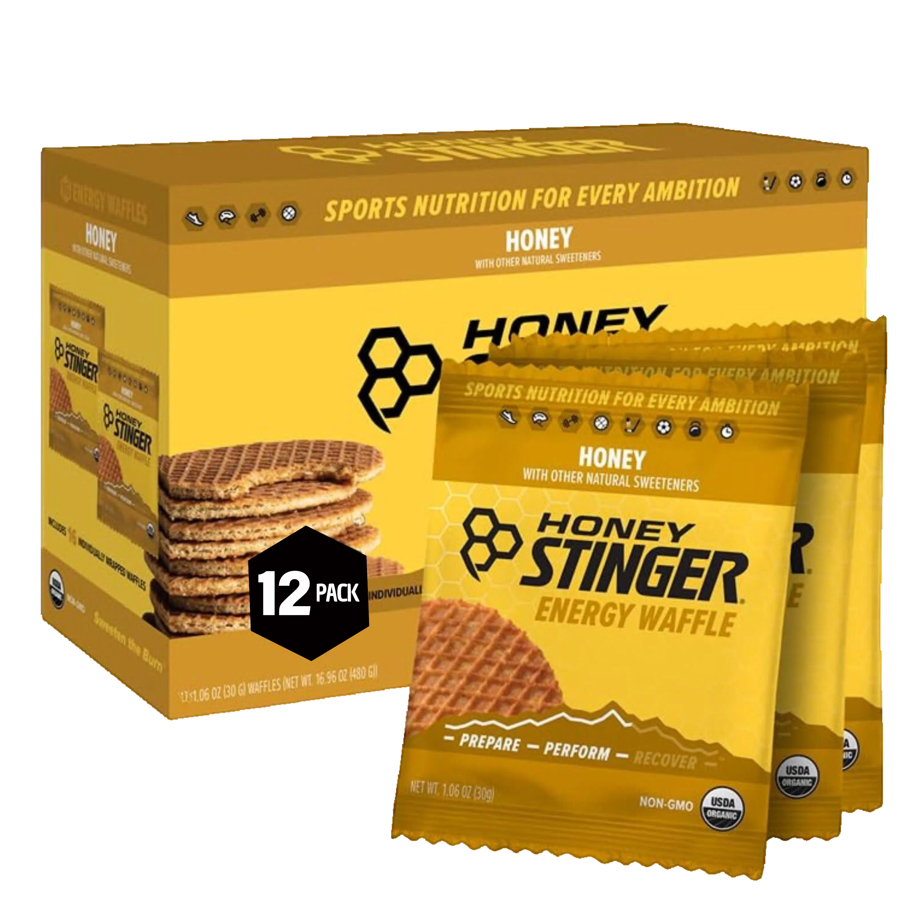 Honey Stinger Waffle Honey 28.5gr c/12 pz-Wellu