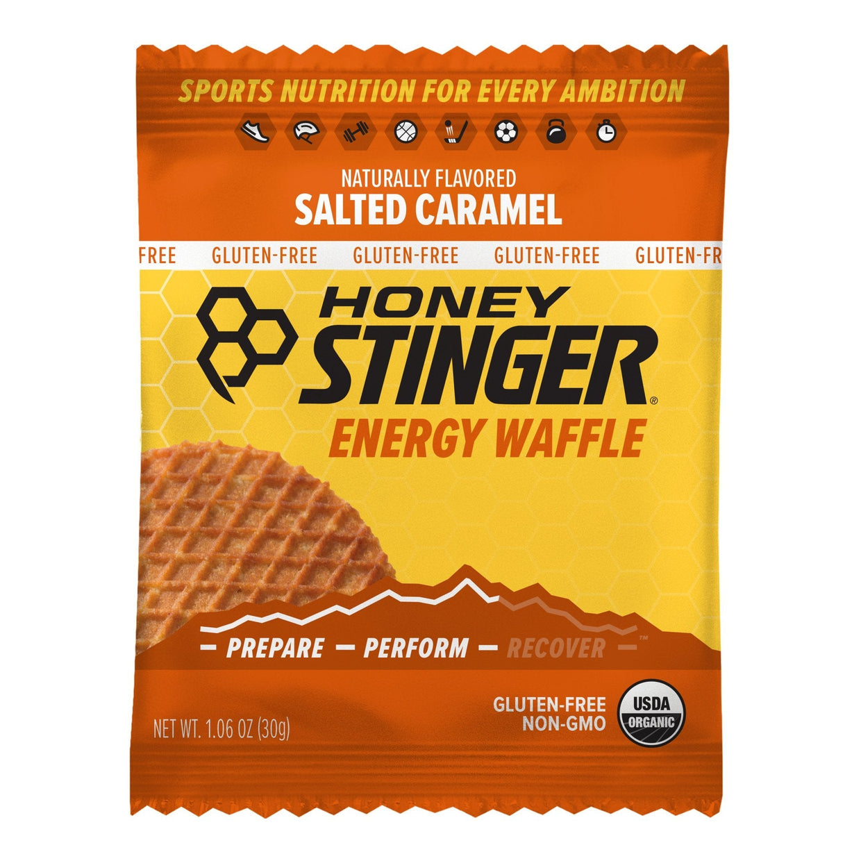 Honey Stinger Waffle Salted Caramel 28.5gr c/12 pz-Wellu