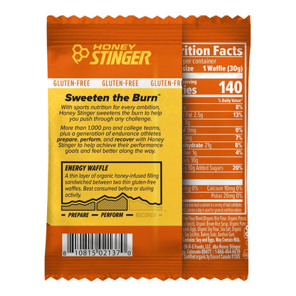 Honey Stinger Waffle Salted Caramel 28.5gr c/12 pz-Wellu