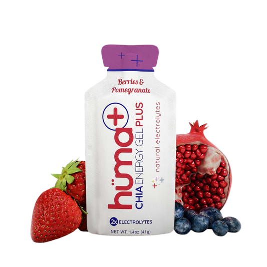 Huma Plus Chia Energy Gel Berries & Pomegranate 41gr-Wellu