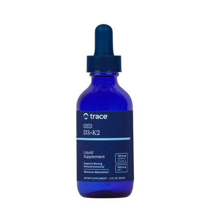 Ionic D3 + K2, 59 ml (2 oz) – Trace Minerals-Wellu