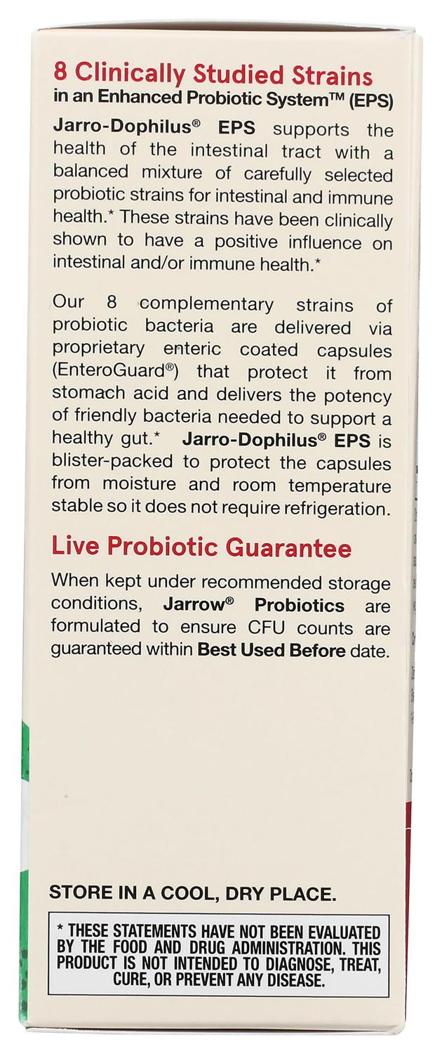 Jarro-Dophilus EPS Probioticos, 60 Caps – Jarrow Formulas-Wellu