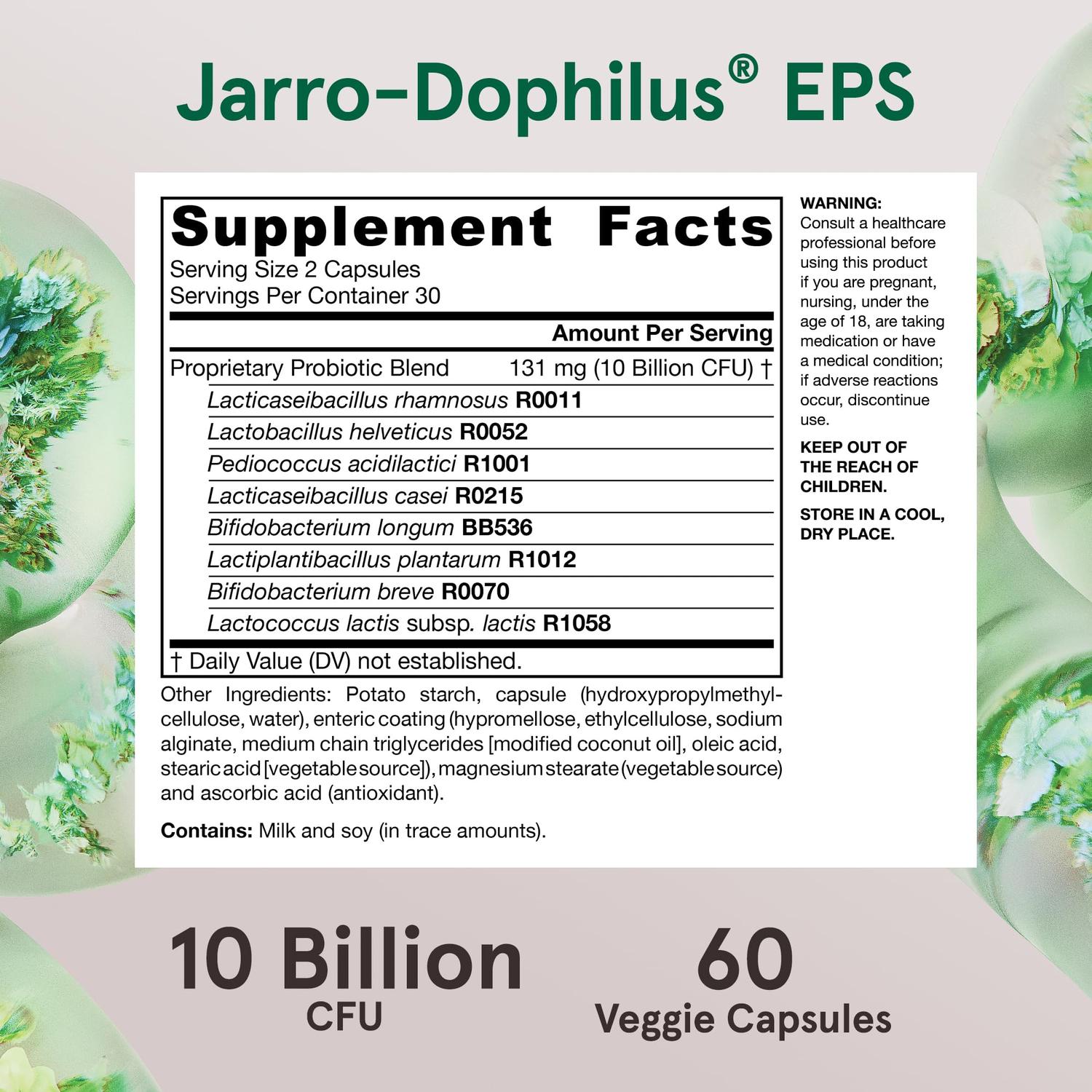 Jarro-Dophilus EPS Probioticos, 60 Caps – Jarrow Formulas-Wellu