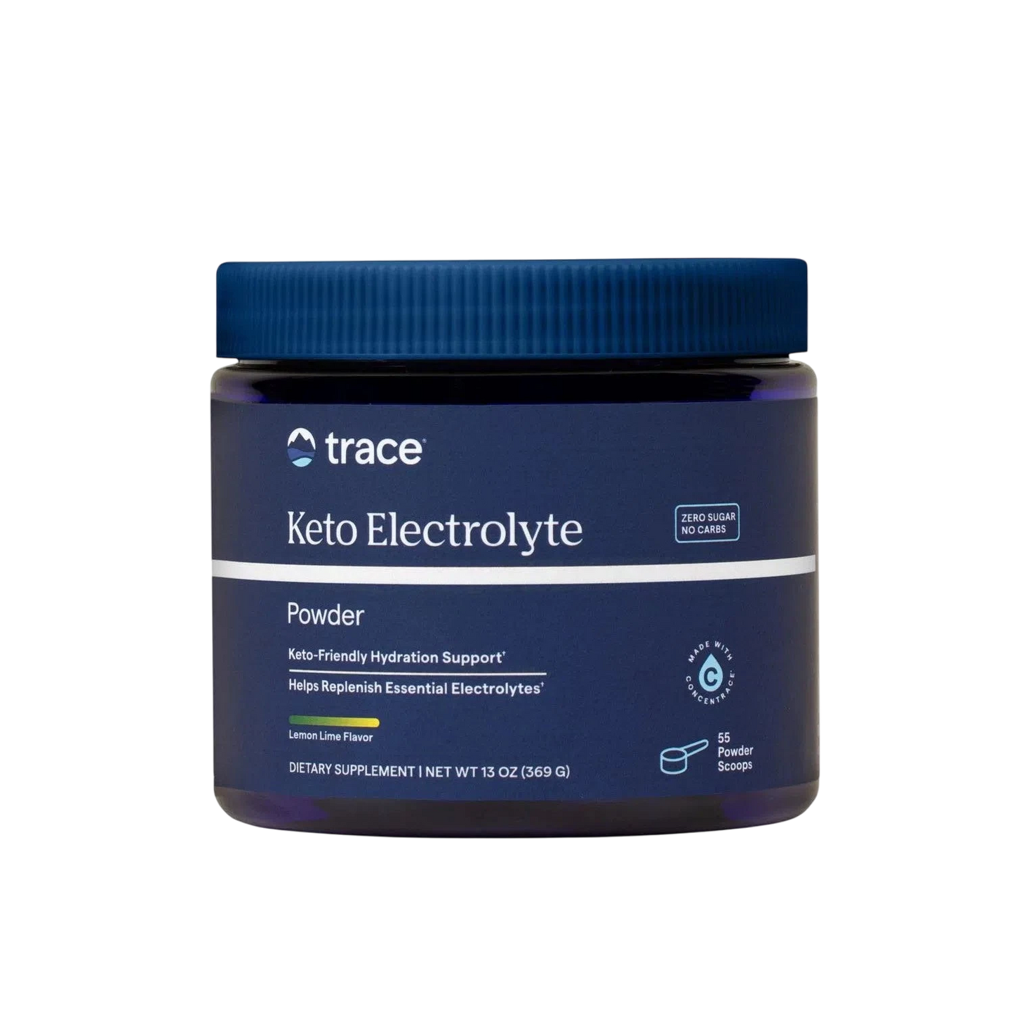 Keto Electrolyte en polvo – Lemon Lime, 330 Grs – Trace Minerals-Wellu