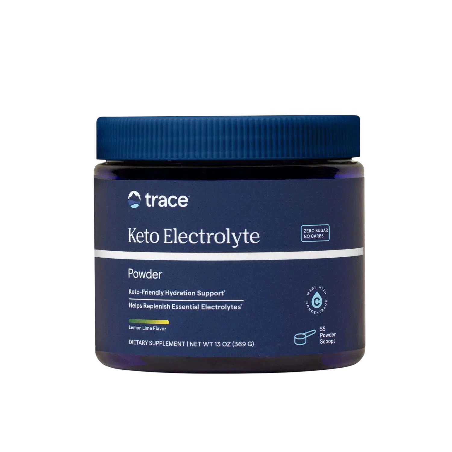 Keto Electrolyte en polvo – Lemon Lime, 330 Grs – Trace Minerals-Wellu