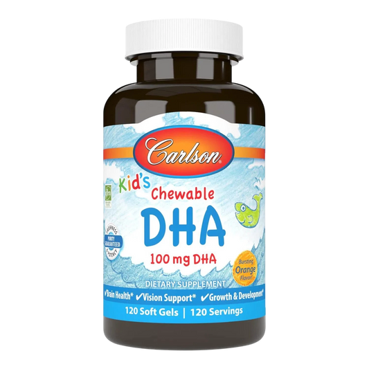 Kid'S DHA 100 mg, 120 Cápsulas – Carlson Labs-Wellu